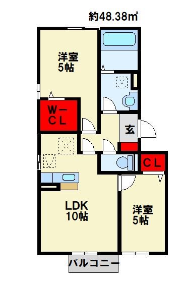 アンダンテ響の 間取り