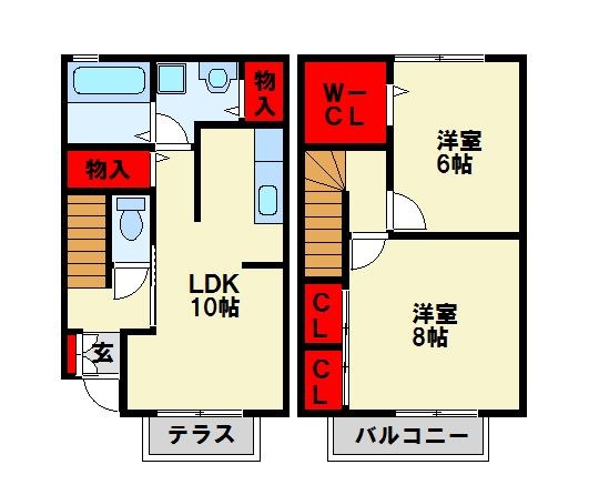 グリーンハウスA棟 間取り