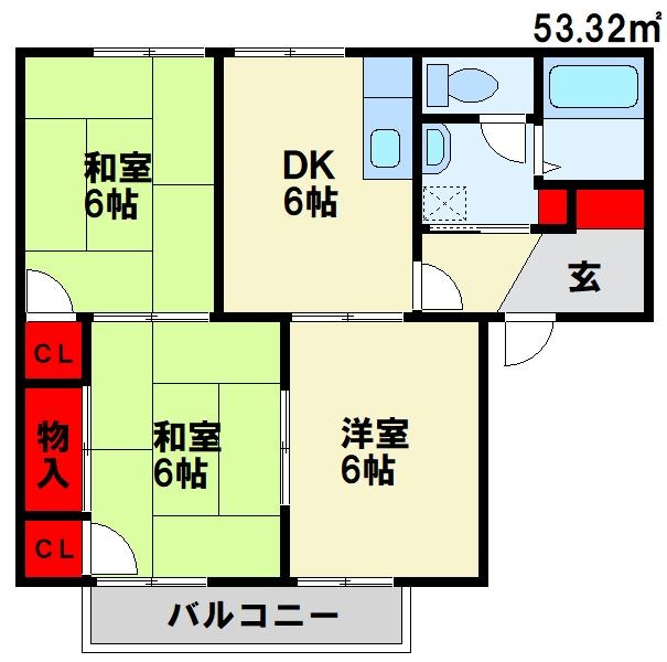 ウィズレイヴォーンⅦ 間取り