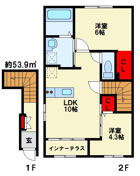 ピースタウン原町 間取り