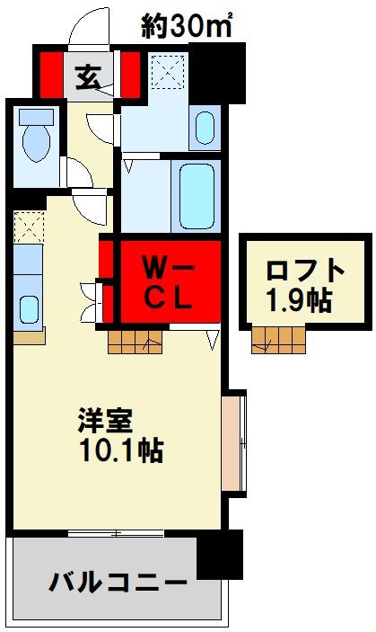 セフィロト 広めの1Rです。