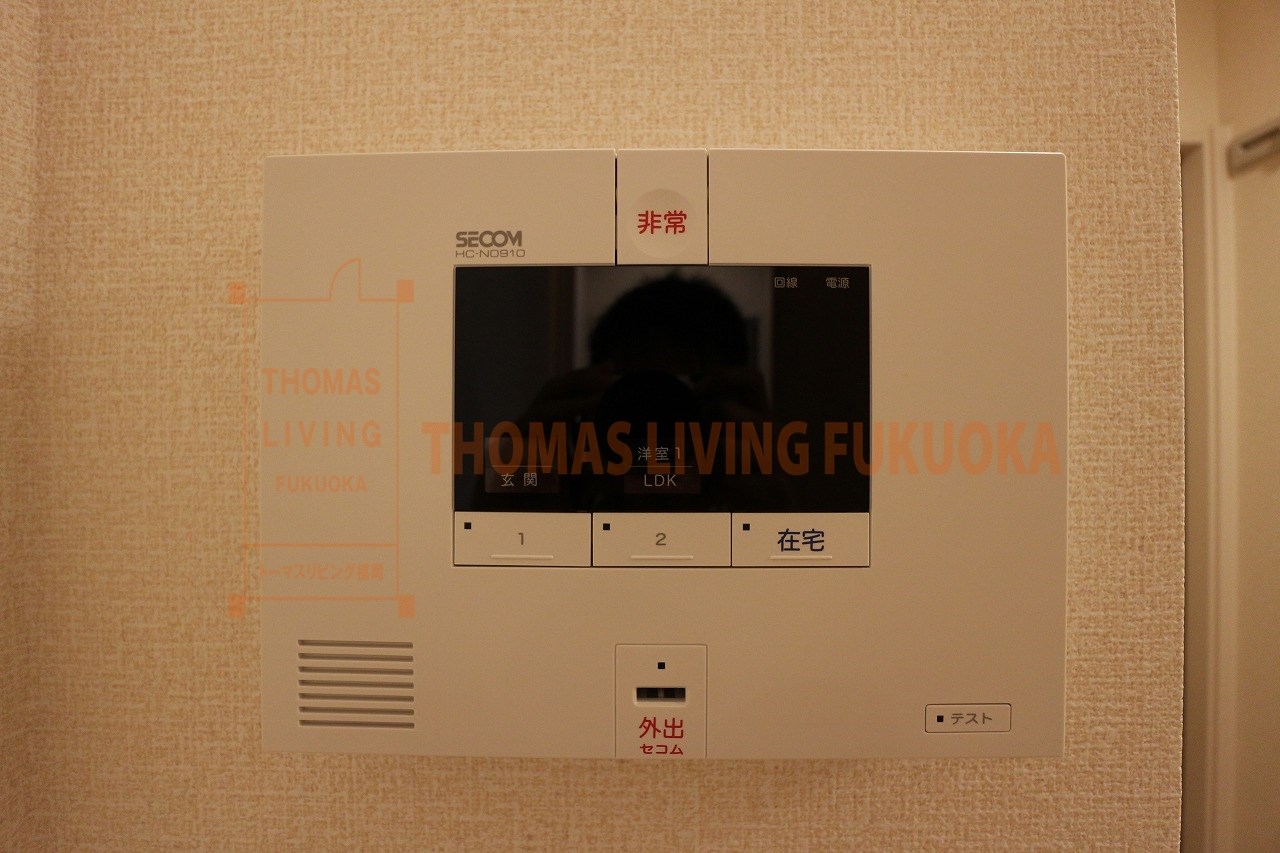 D-room K&Y 穴生 セコムのセキュリティが整っています。
