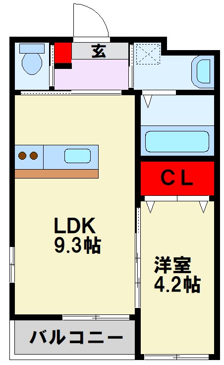 ベルクグランツ戸畑駅前 間取り