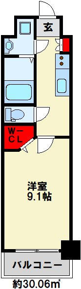 福岡県北九州市小倉北区香春口１丁目 間取り図