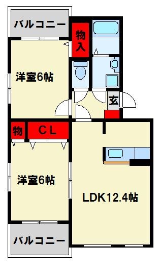 グリーンステージ中井 間取り
