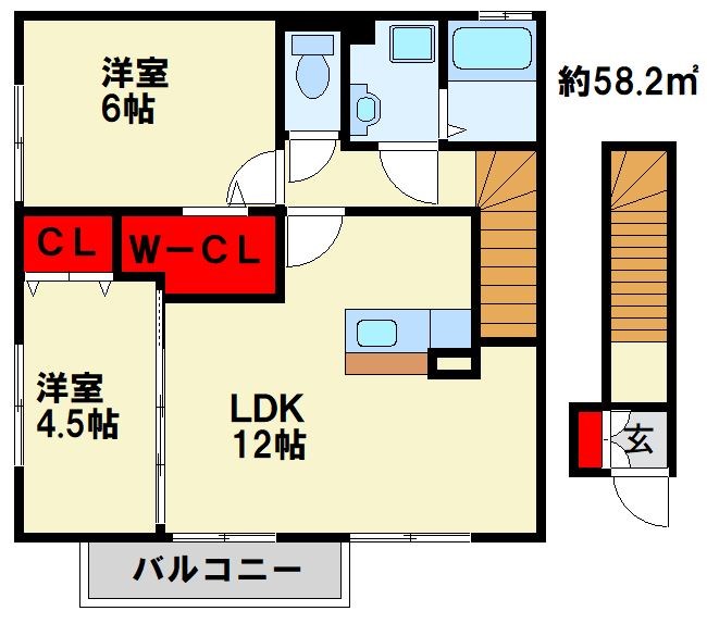 ザ　スタンド　ロック ※間取りは反転画像です。