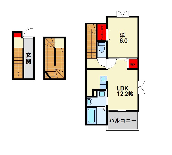 エクスクルーシブⅠ 間取り図