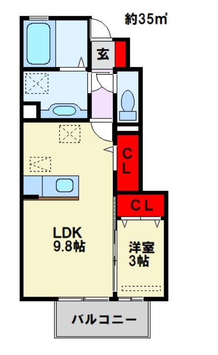 メゾンプランタニエール トロワ 間取り