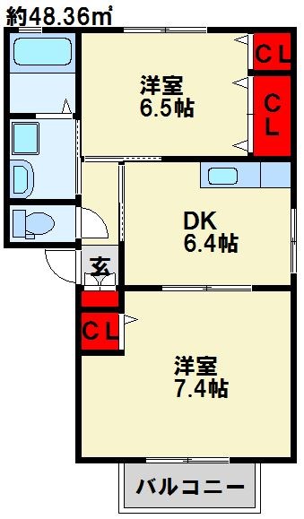 咲ら坂Hi！　I棟  間取り
