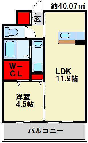 福岡県北九州市小倉北区真鶴１丁目3-1 間取り