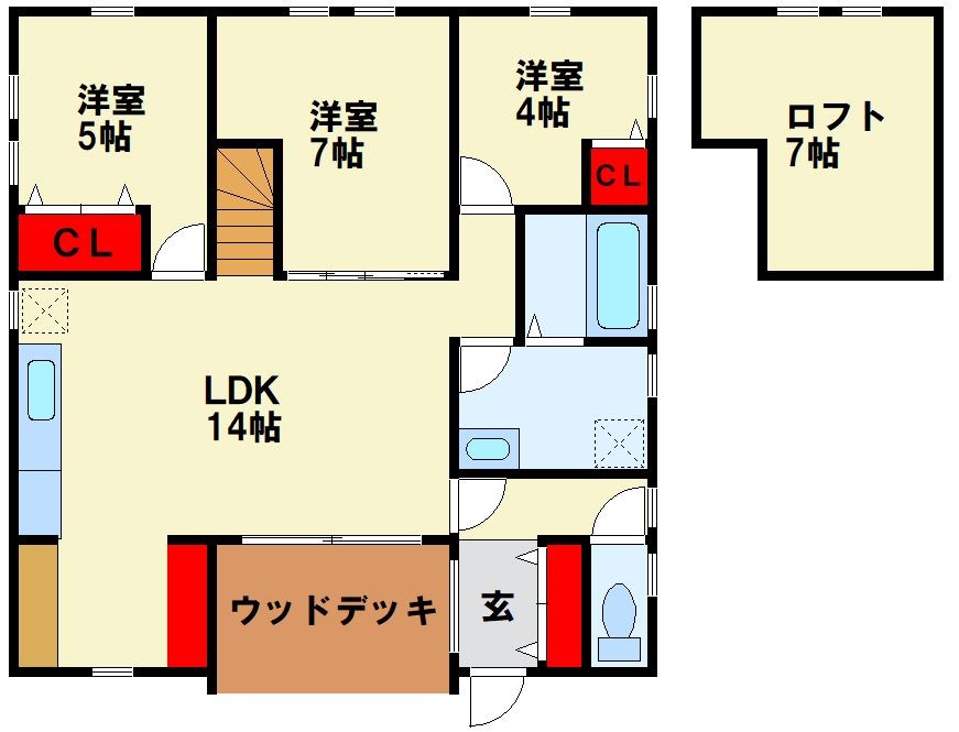 FREDEA中間PEEAKS 間取り