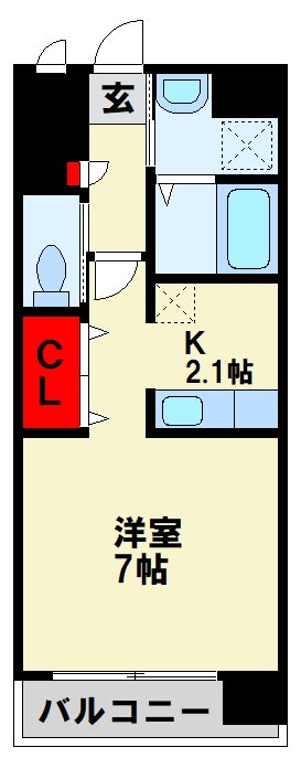 福岡県北九州市戸畑区中原東１丁目 間取り図