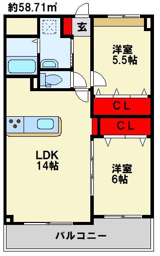 アヴァンセ学術都市  間取り