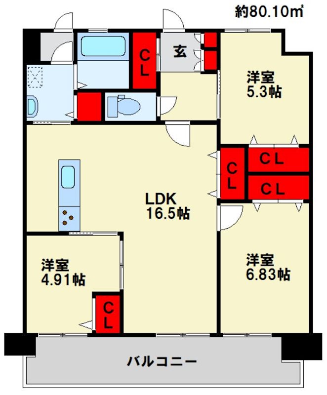 LEGEND157 間取り