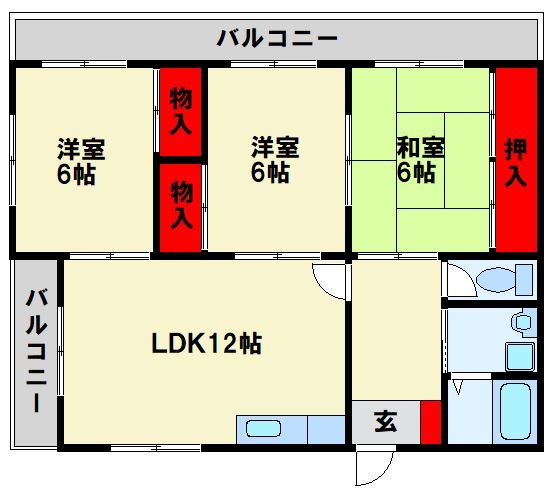 ケーオービル 間取り