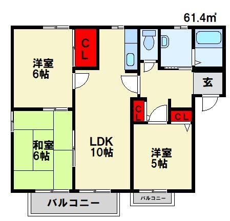 プレミールⅠ 間取り
