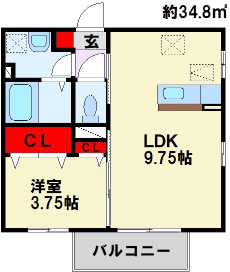メゾンプランタニエール ドゥ  間取り