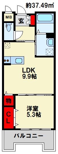 アースコート桜通り 間取り
