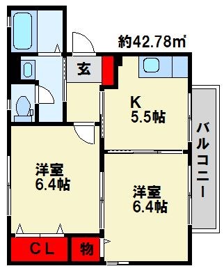 フォレストⅠ 間取り