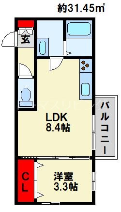 ヴェラ下富野 間取り
