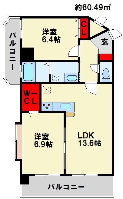 サンシャイン十番館.曽根 角部屋で明るいです！