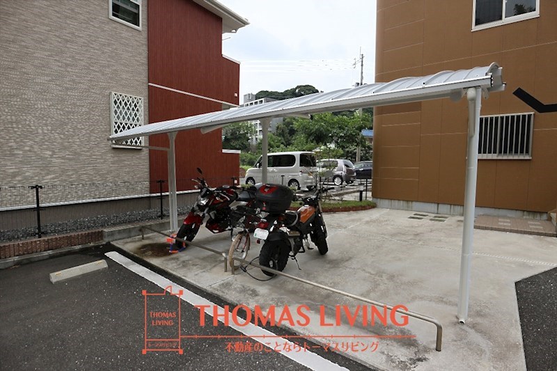 クレールメゾン浅川 駐輪場。