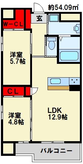 ウイングス折尾 間取り