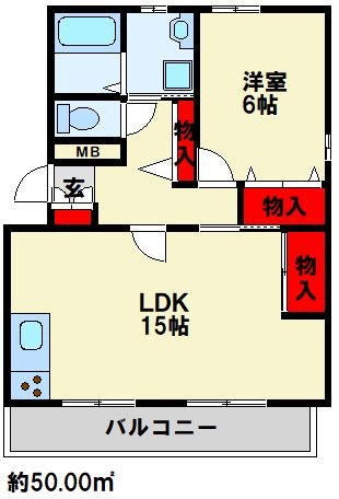コーポなかむら 間取り