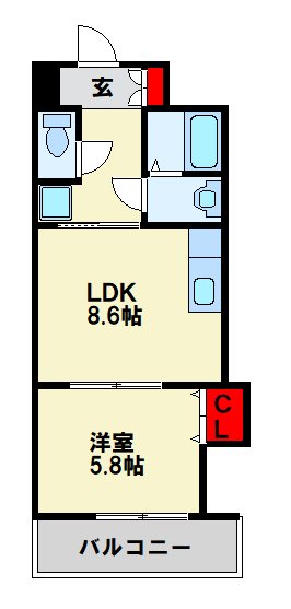 クレアヒルズ浅生 間取り