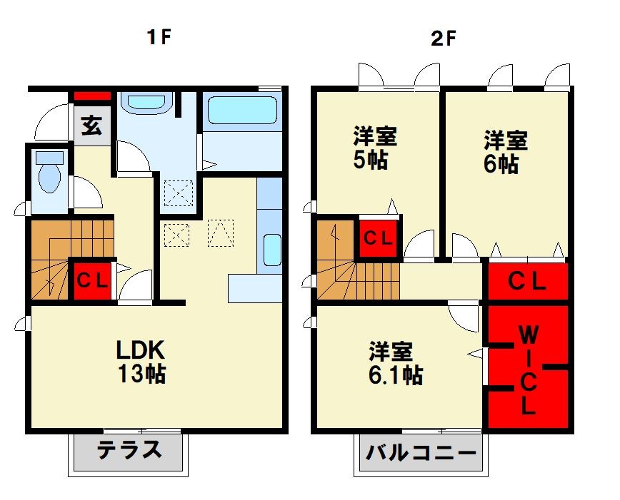 響のいい野 間取り