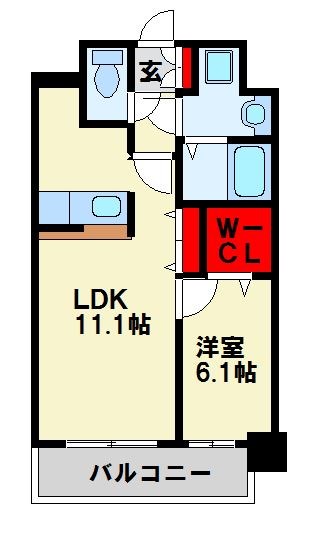 エヴァーグリーンR  間取り図