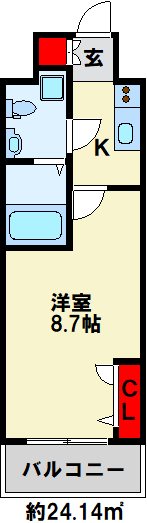 No.65クロッシングタワー 間取り図