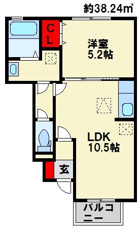 クロスロードⅠ 間取り