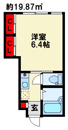 Dear津田　Ａ棟 間取り
