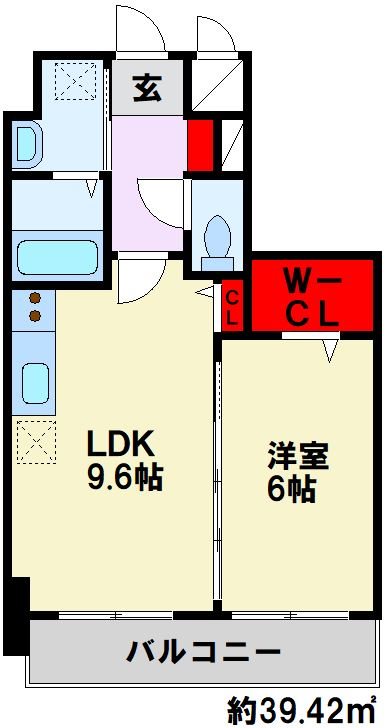 アースコートY'sシティ西神原 間取り
