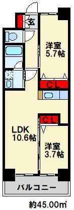 コンダクトレジデンスHIBIKINO 間取り