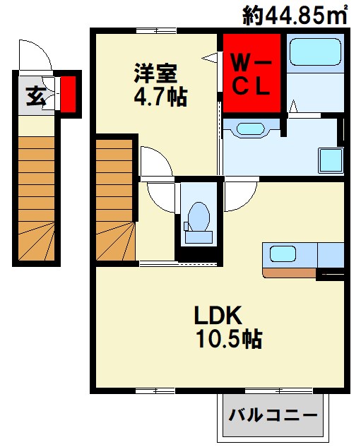 サンパール徳力 間取り