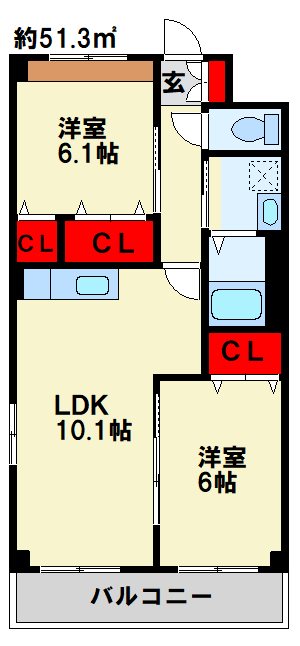 エトワールマサキ 間取り