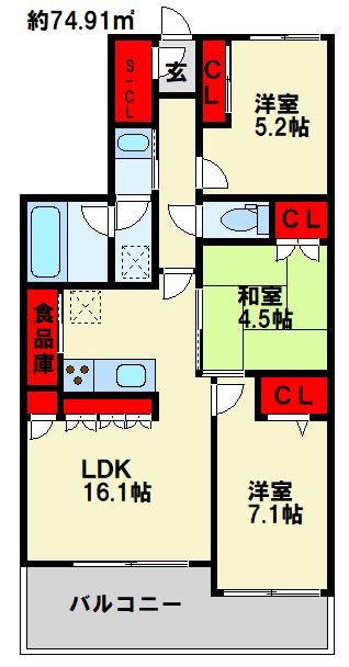 ライブスクエア光貞台 間取り
