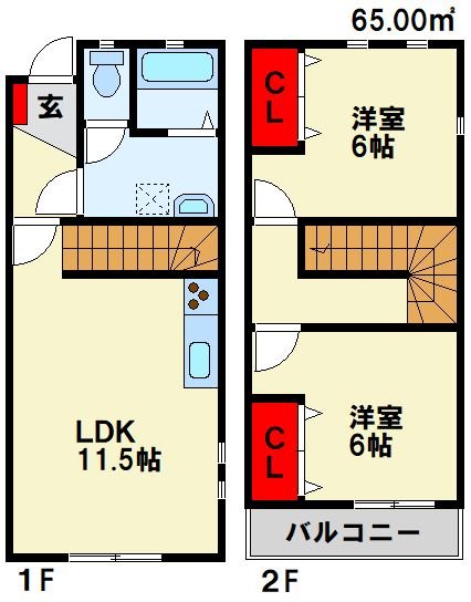 J-メゾンⅠ 間取り