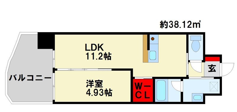ラフィーネ上葛原 間取り