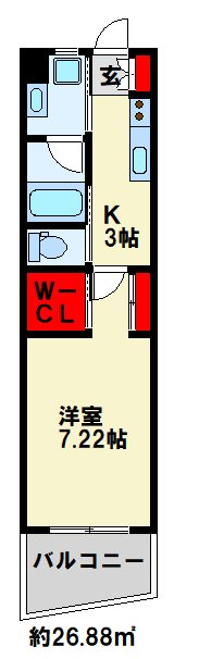 ラフィーネ上葛原 間取り