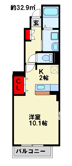 プラスパーⅠ ※間取りは反転になります。