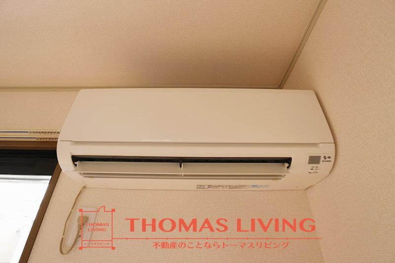 セジュールやつえ A棟 冷暖房機能付きエアコン