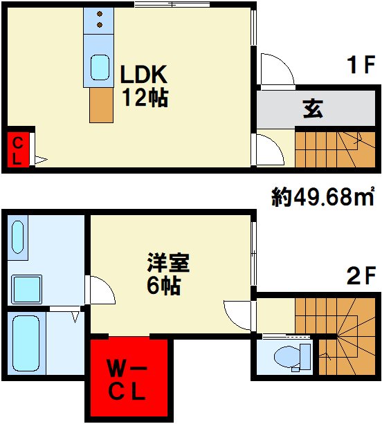 e'clat KOKURAⅡ 間取り