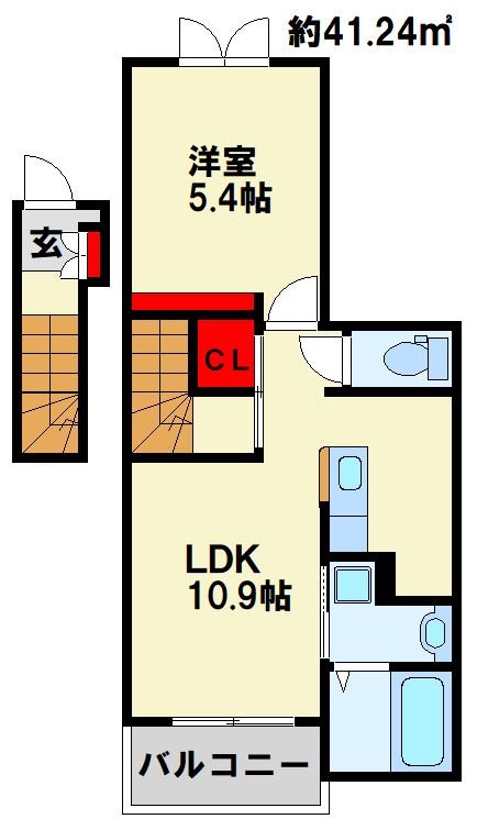 エクスクルーシブⅠ 間取り図