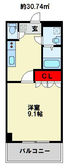 アムールコスモス  ※間取りは反転画像です。