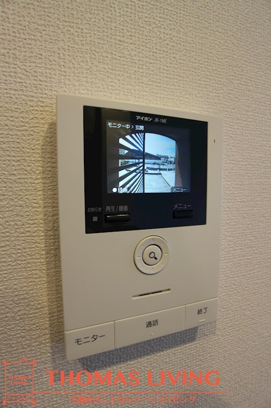 プランドール壱番館 安心のTV付インターフォン。