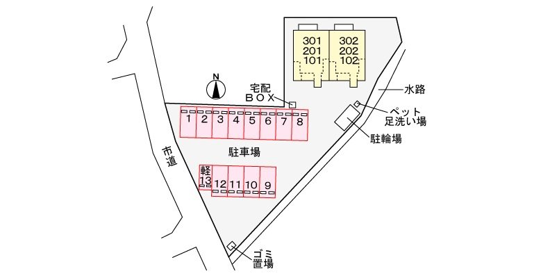 クオーレ 駐車場