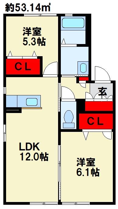 ディアス頃末  間取り